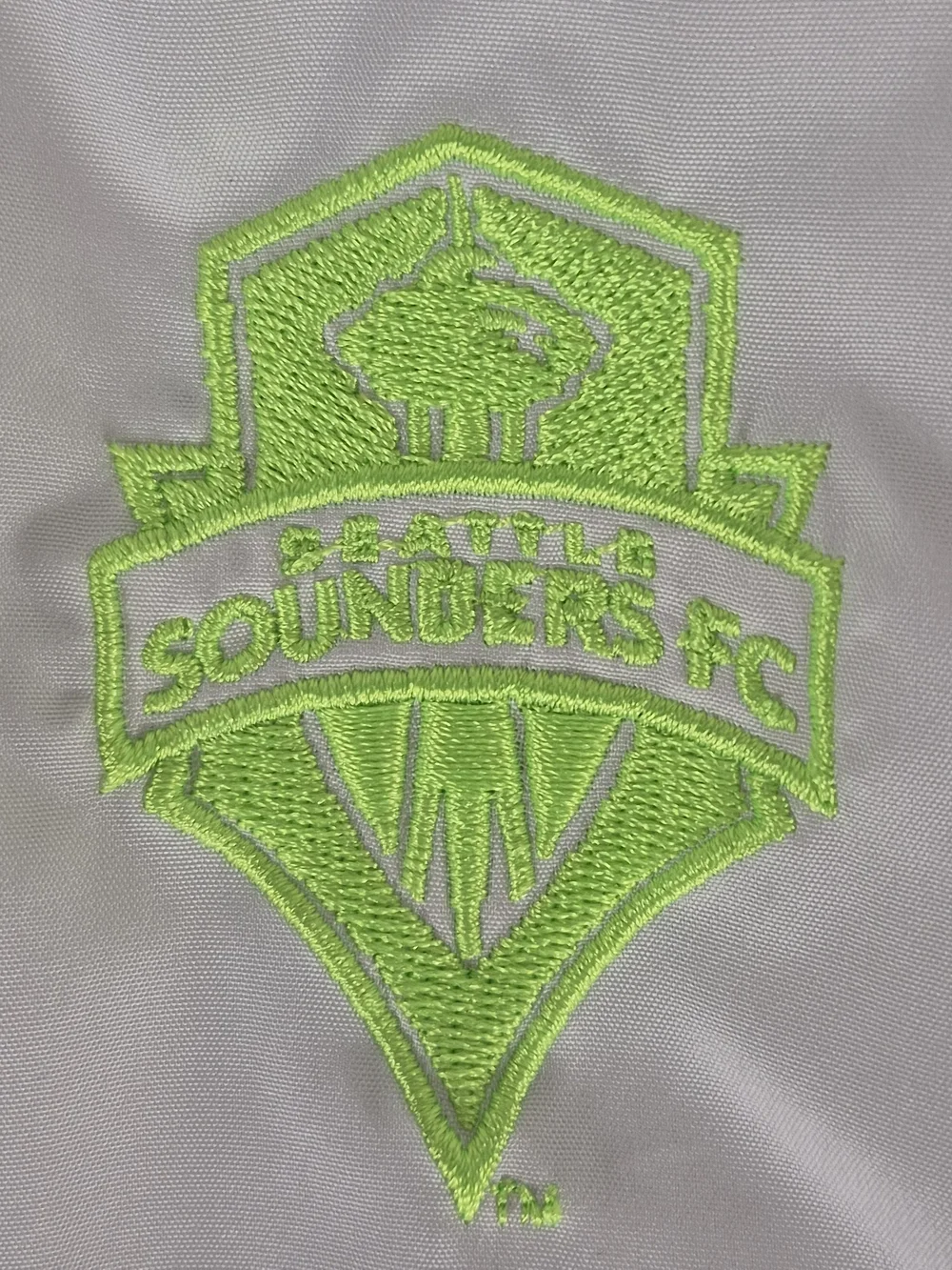Seattle Sounders FC Womens Windbreaker Jacket Neon 